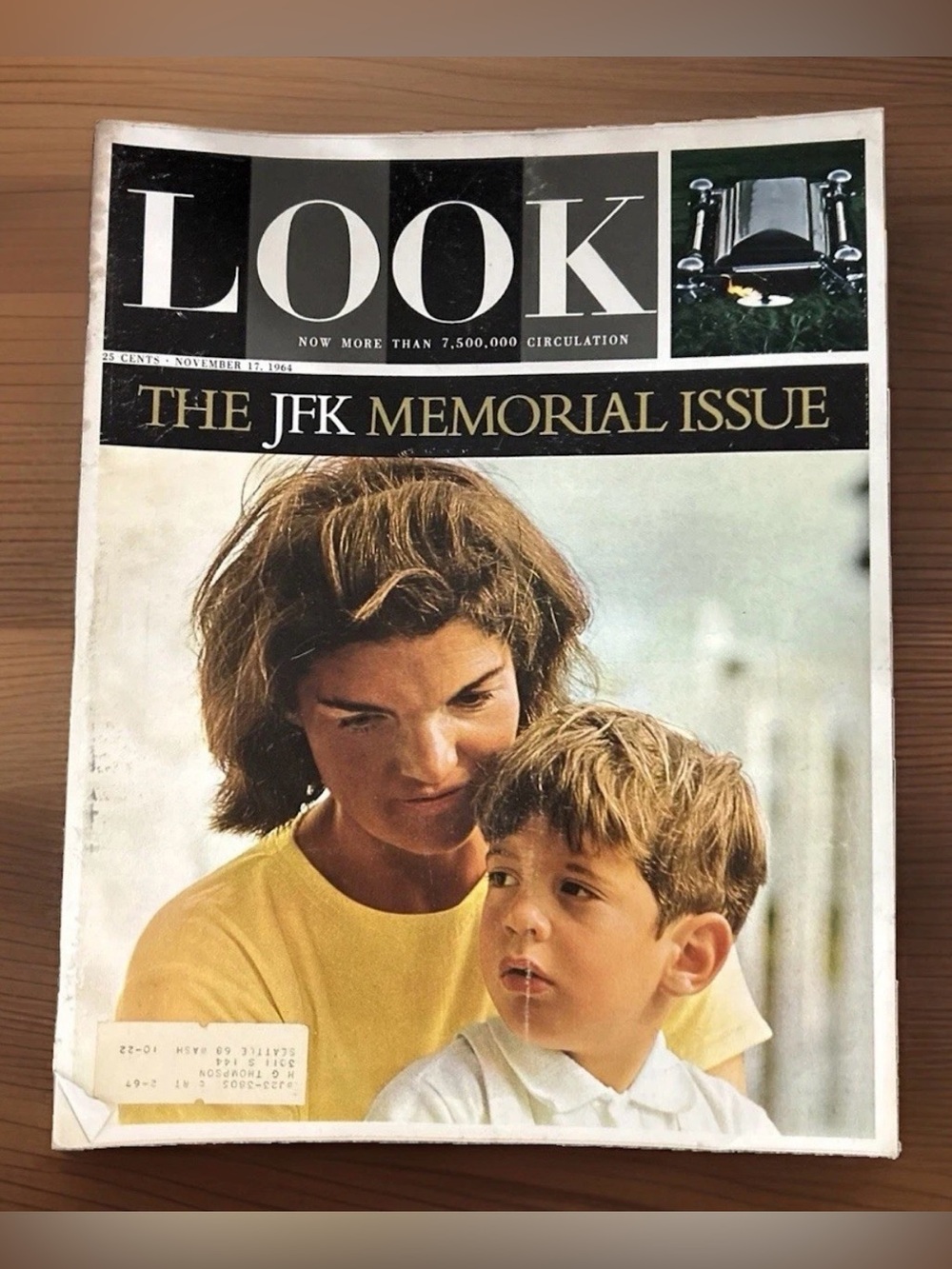 LOOK Magazine Nov 17 1974 JFK Memorial Issue Jackie O Vintage Collectibles